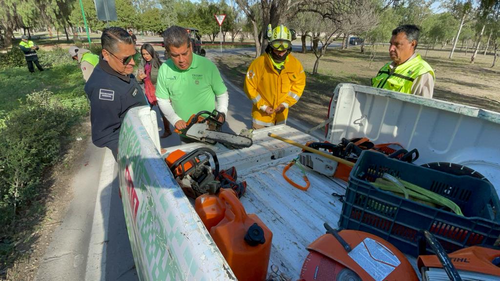 GOBIERNO ESTATAL ATENDIÓ REPORTES POR FUERTES VIENTOS