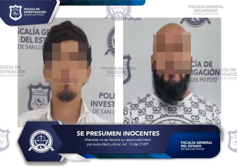 SUJETOS QUE HABRÍAN LESIONADO A VENDEDOR DE TIENDA SON DETENIDOS POR AGENTES DE FISCALÍA POTOSINA