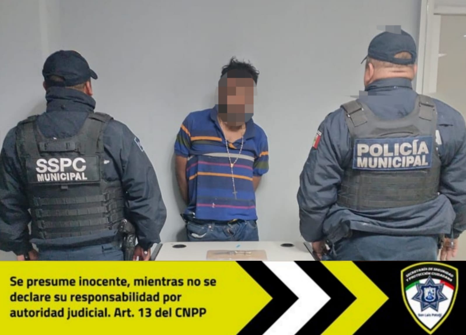 DETIENEN A SUJETO ACUSADO DE ROBAR A ADULTO MAYOR EN LA INDUSTRIAL AVIACIÓN