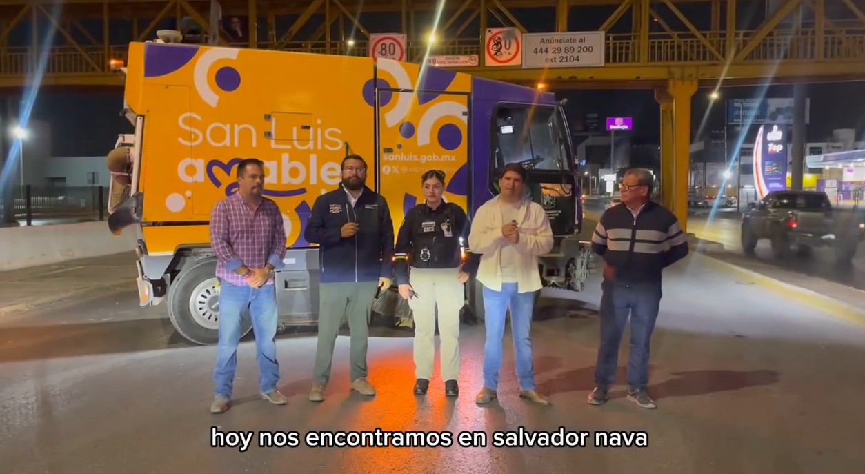 Capital al 100 llega a Salvador Nava con jornada nocturna de limpieza integral