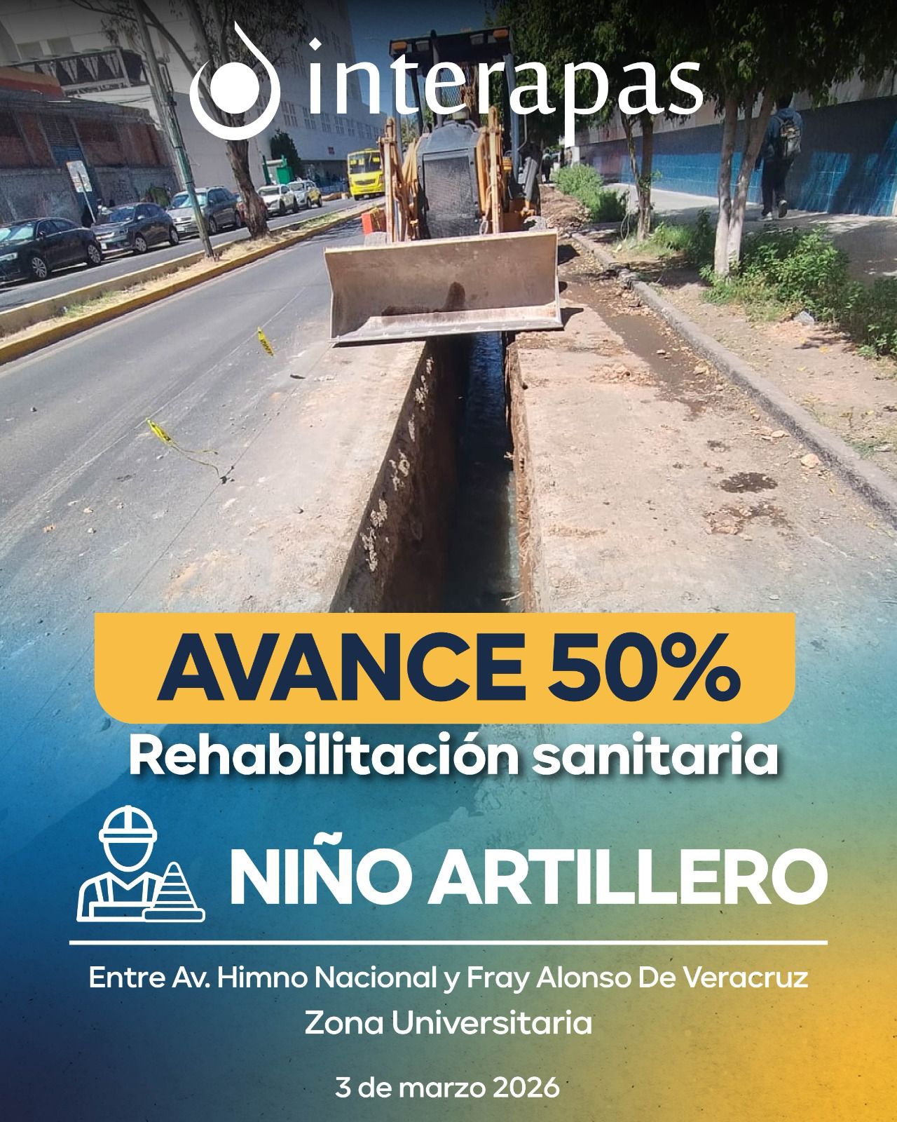 AVANCE A PASO FIRME RENOVACIÓN SANITARIA DE NIÑO ARTILLERO