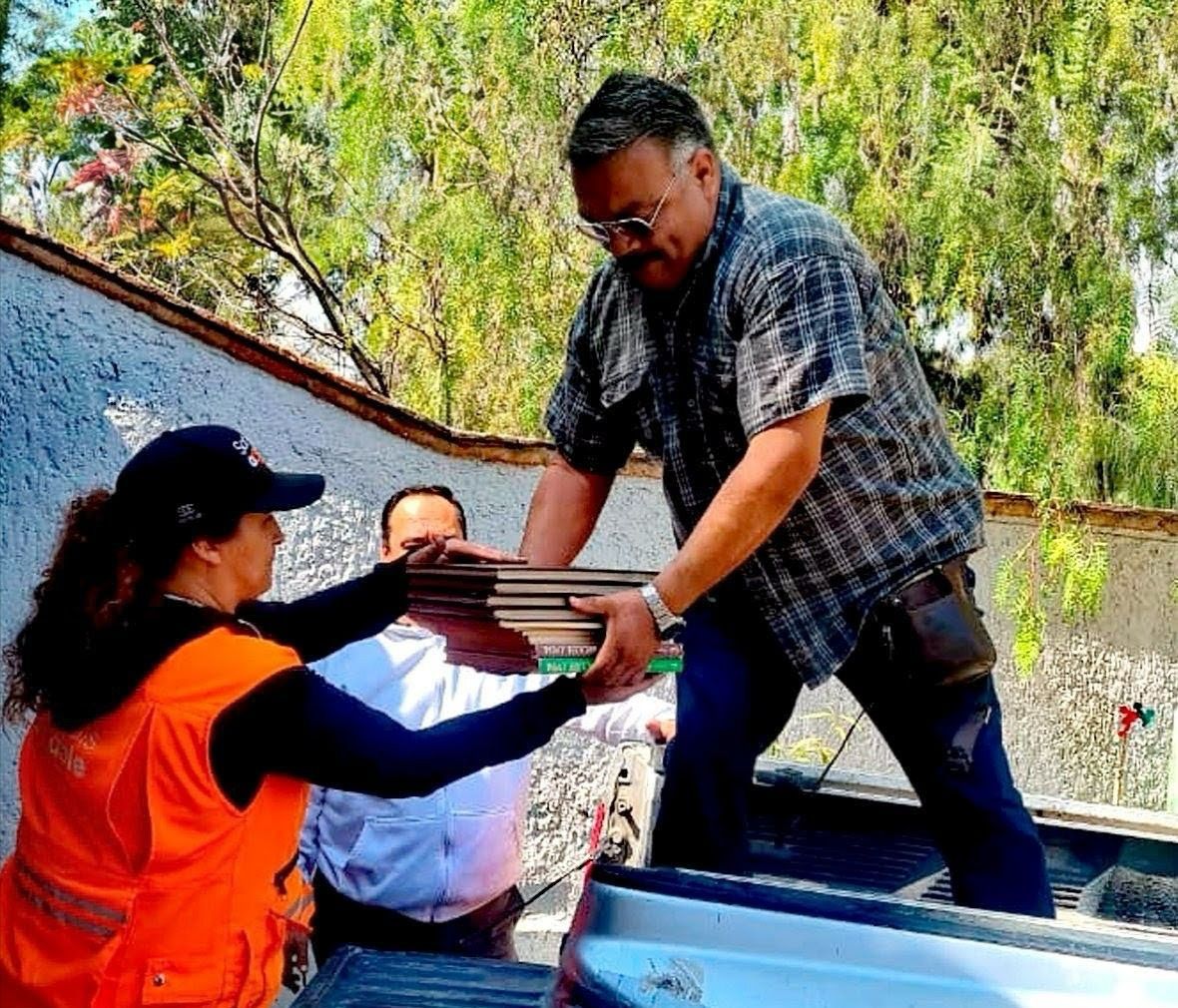 CRECE EL ACERVO DE LA BIBLIOTECA DE RECICLAJE, DEBIDO A LA PARTICIPACIÓN CIUDADANA