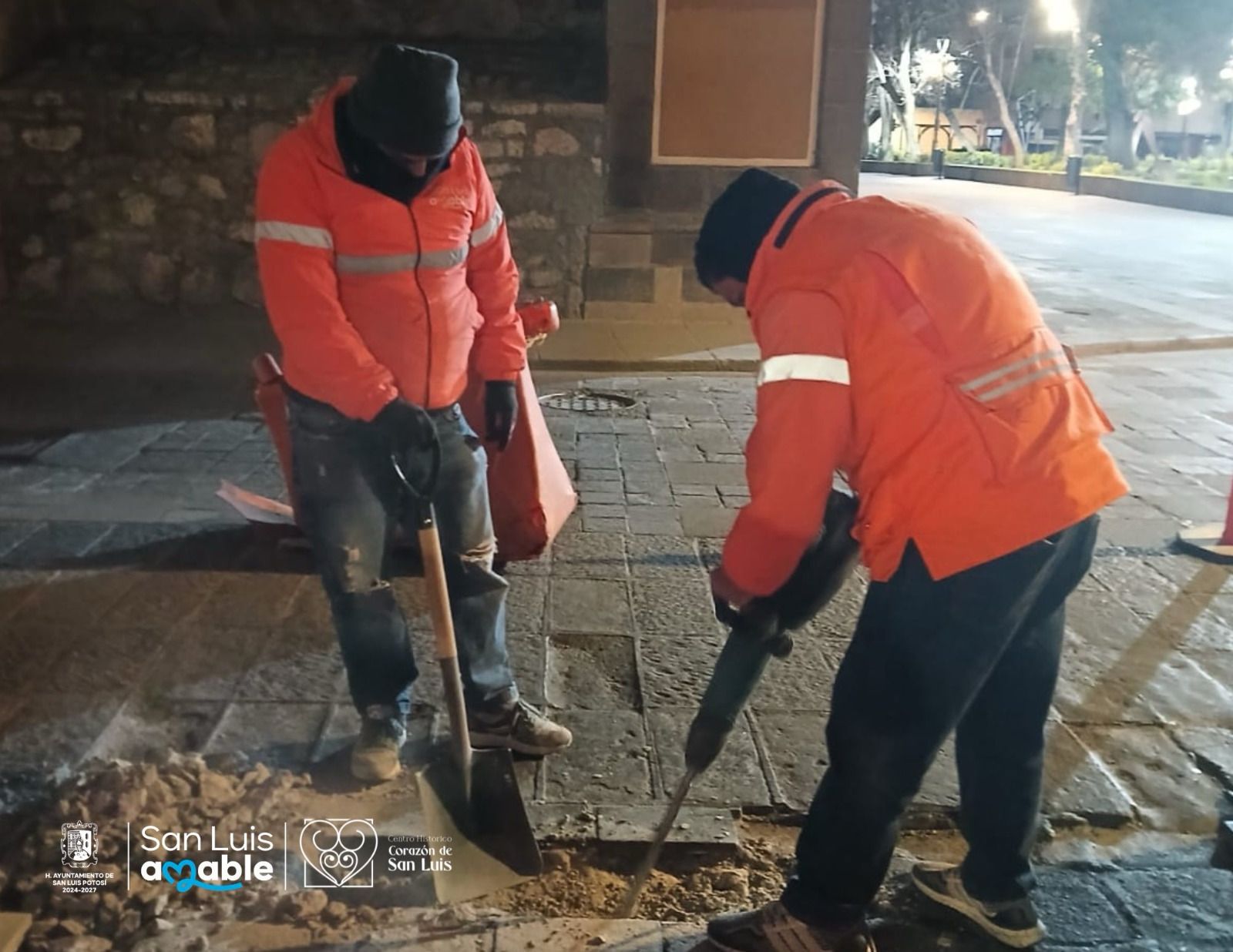 Jornadas nocturnas del Gobierno de la Capital fortalecen mantenimiento del Centro Histórico
