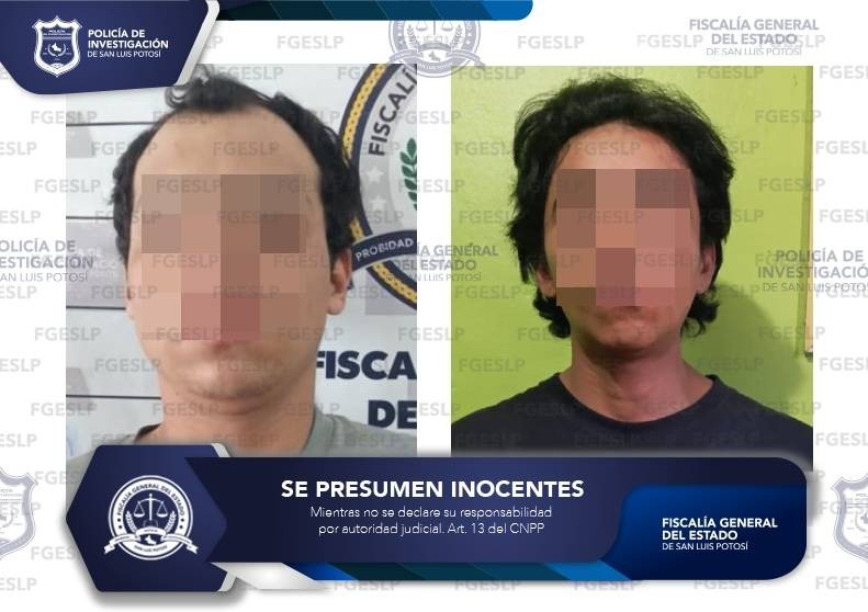 Por delitos contra la salud fueron detenidas dos personas por FGESLP en La Huasteca Potosina