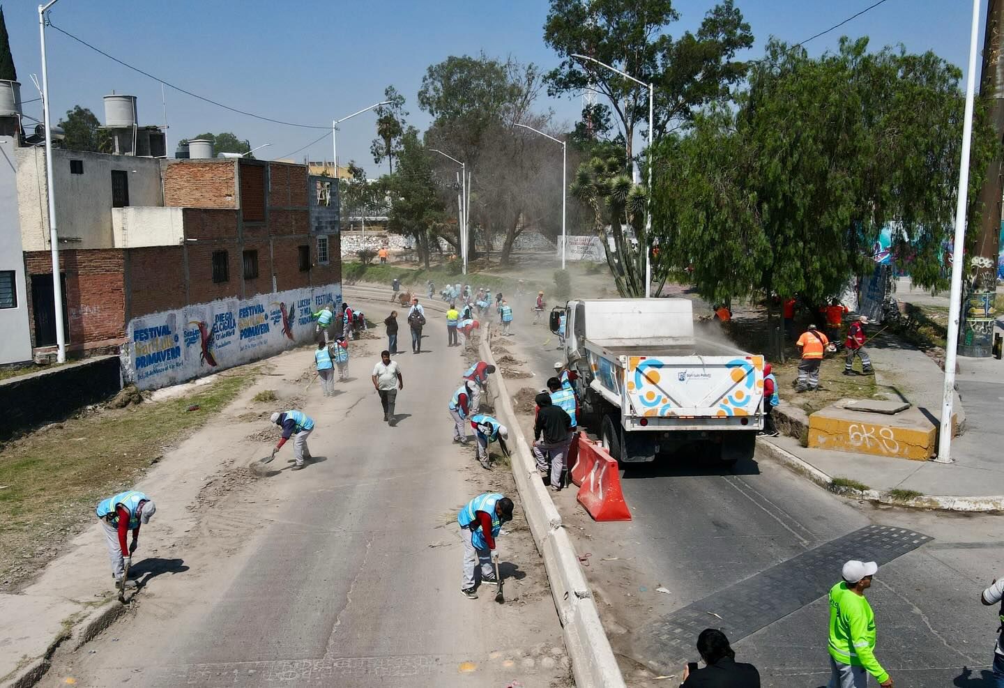 Gobierno de la Caapital mejora las condiciones de la colonia Nuevo Paseo en la jornada 547 de Capital al 100