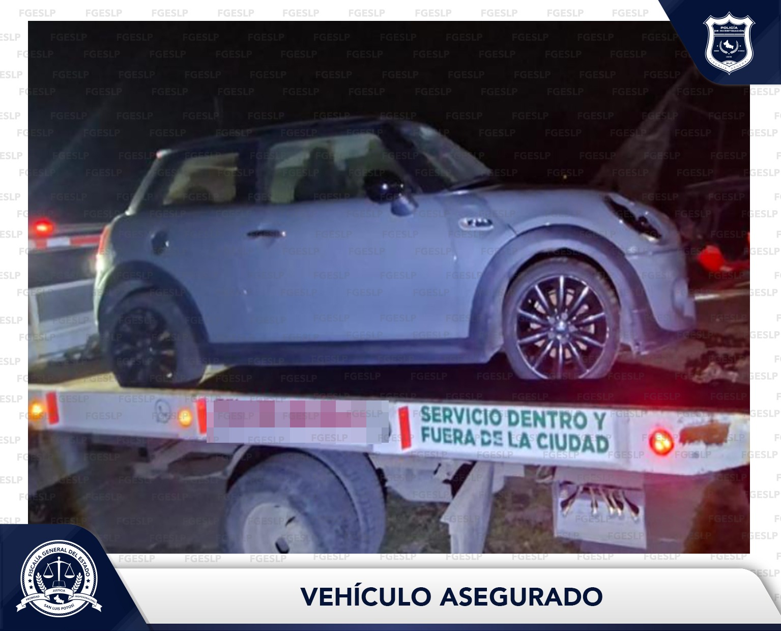 Recupera PDI vehículo con reporte de robo mediante cateo en Ciudad Valles