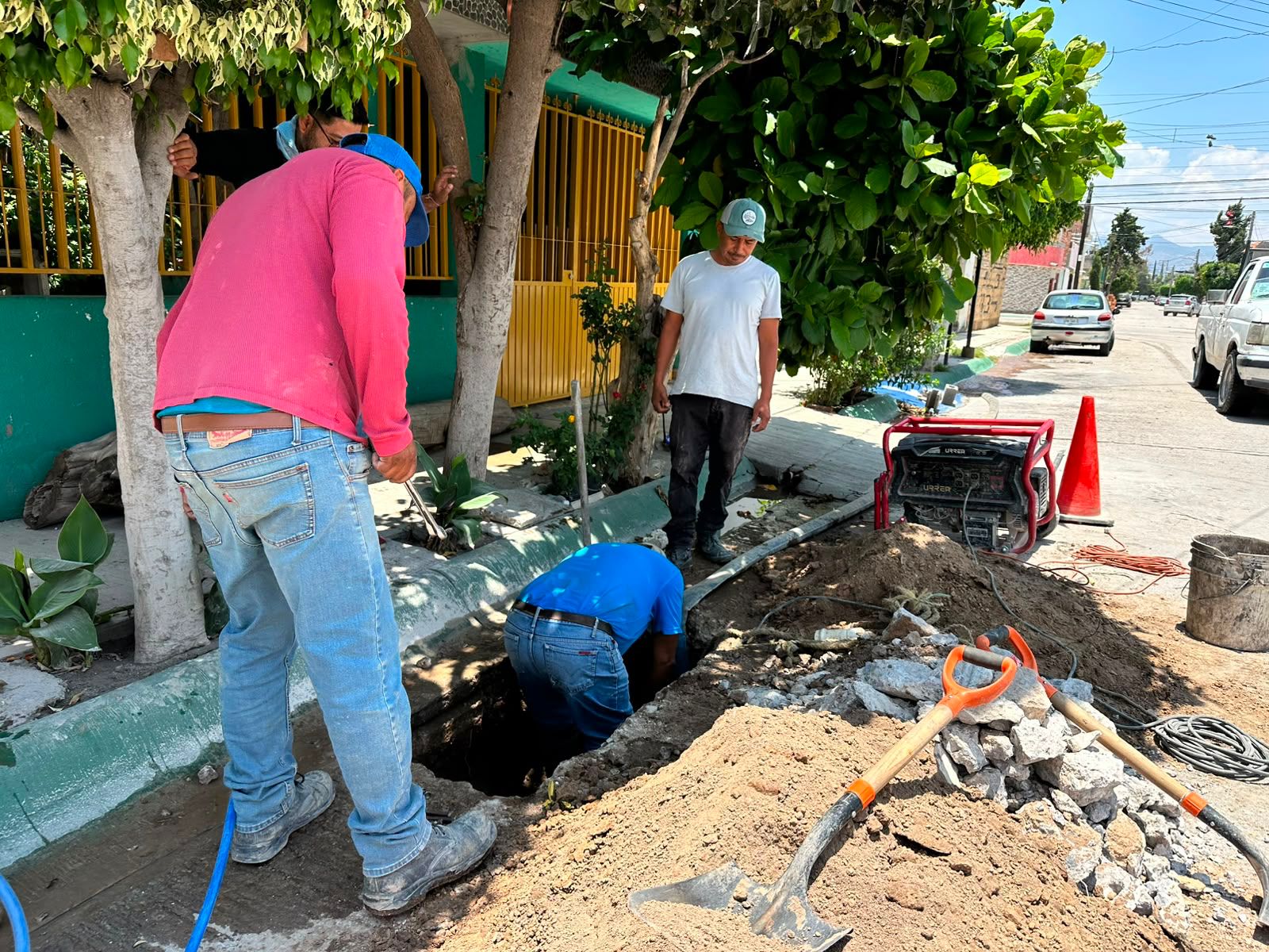 INTERAPAS recupera agua para vecinos de la calle Sirio en la Rural Atlas