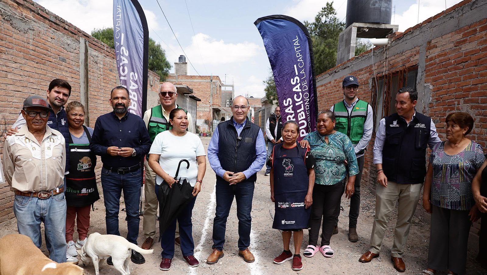Galindo lleva justicia social y obras a colonias con décadas de rezago