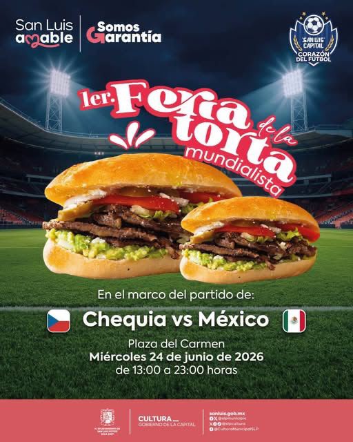 Gobierno de la Capital te invita a disfrutar del partido México-Chequia en la Plaza del Carmen