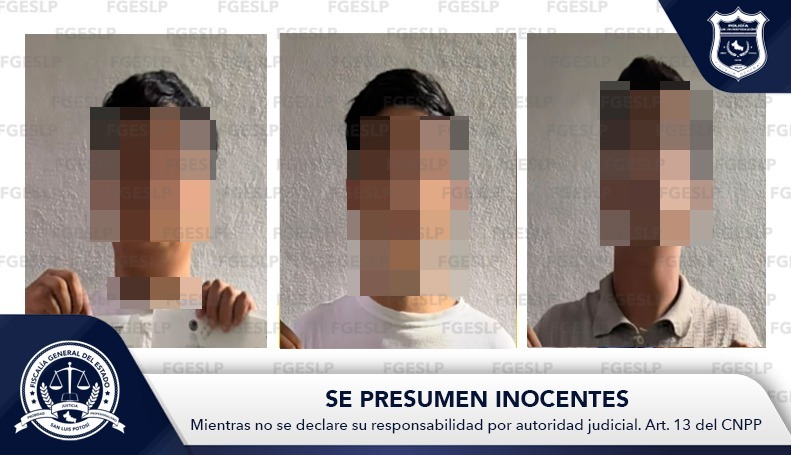 Cumplimenta FGESLP mandato en reclusión contra imputados por robo en la capital potosina