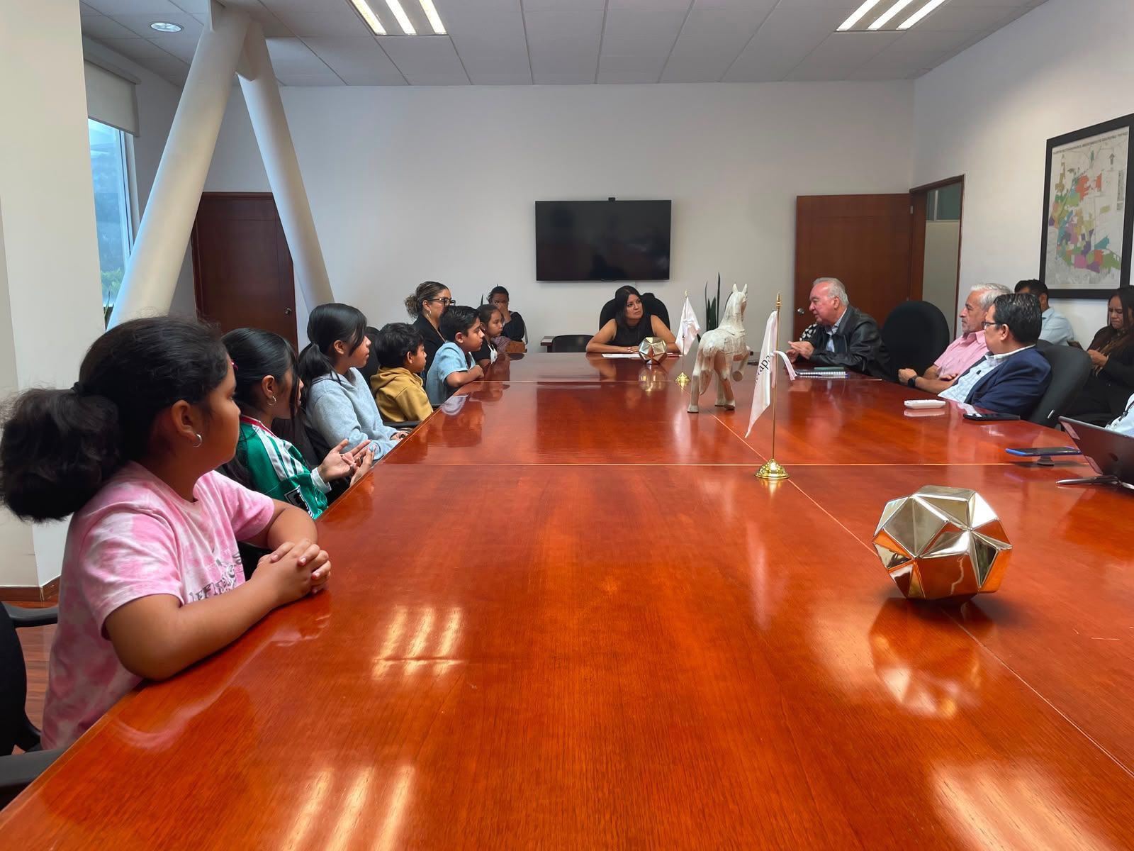 Interapas fortalece la participación de la niñez con la visita del Cabildo Infantil