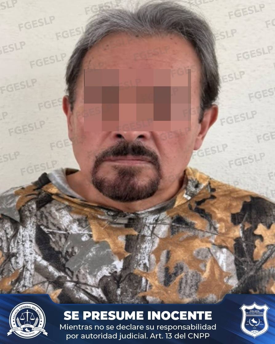 Profesor es detenido por la fiscalía potosina por su probable responsabilidad en el delito de violación agravada