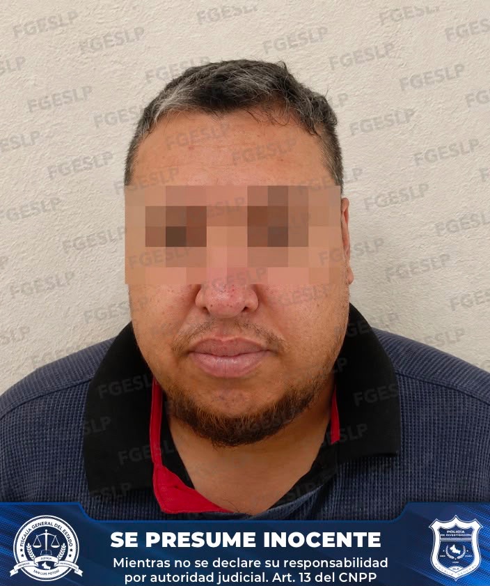 Fiscalía potosina ejecuta orden de aprehensión por homicidio y robo calificado