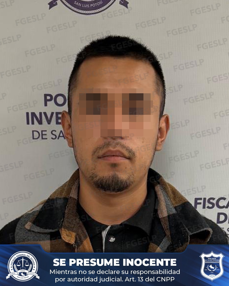 Fiscalía potosina detiene a joven señalado por homicidio en grado de tentativa