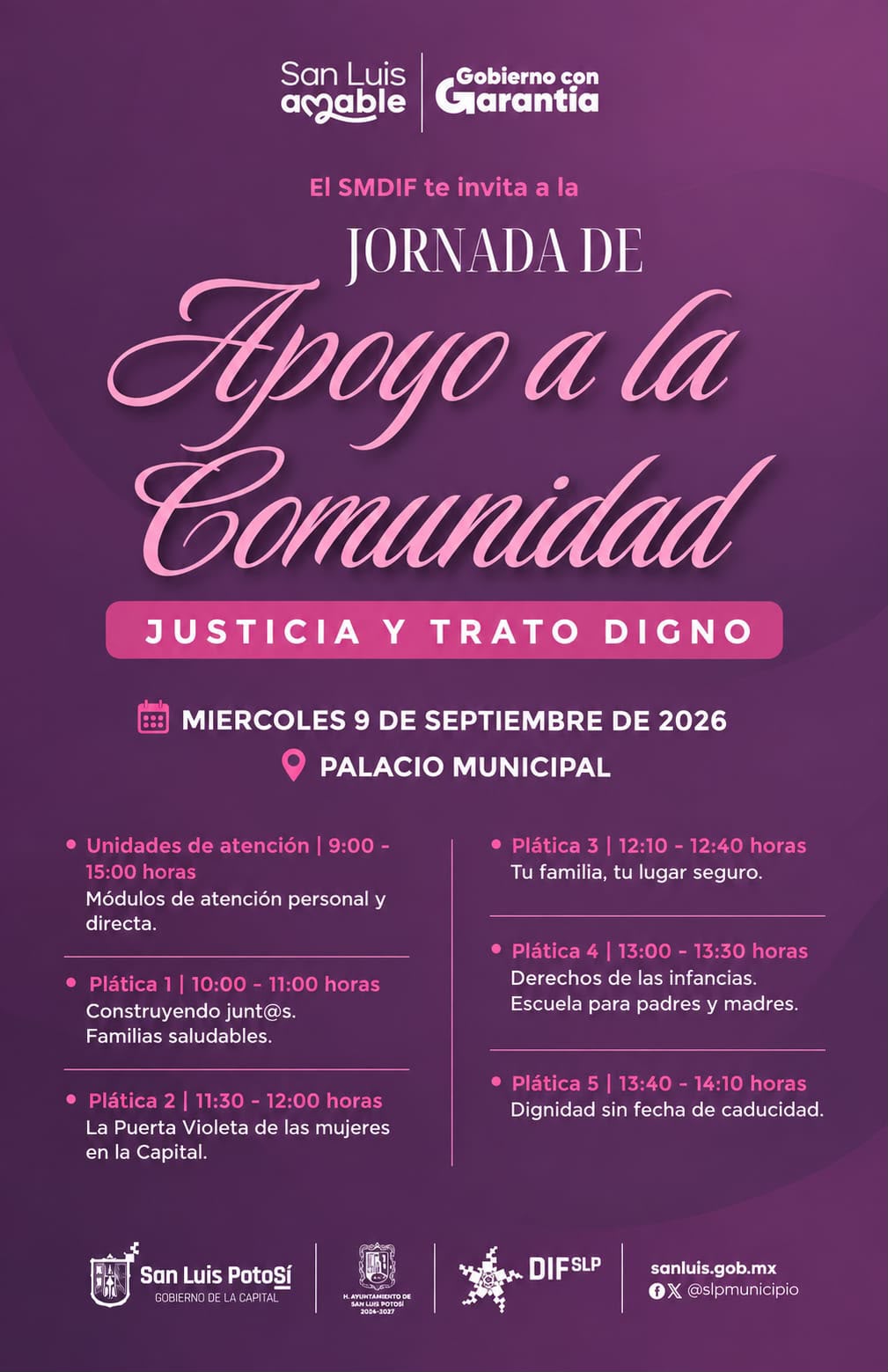Invita DIF Municipal a Jornada de Apoyo a la Comunidad: “Justicia y Trato Digno”