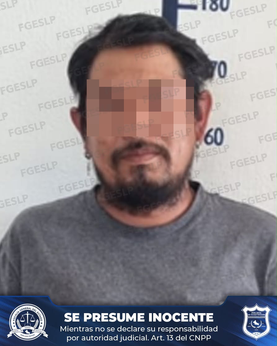Fiscalía potosina cumplimenta orden de aprehensión por agresión sexual