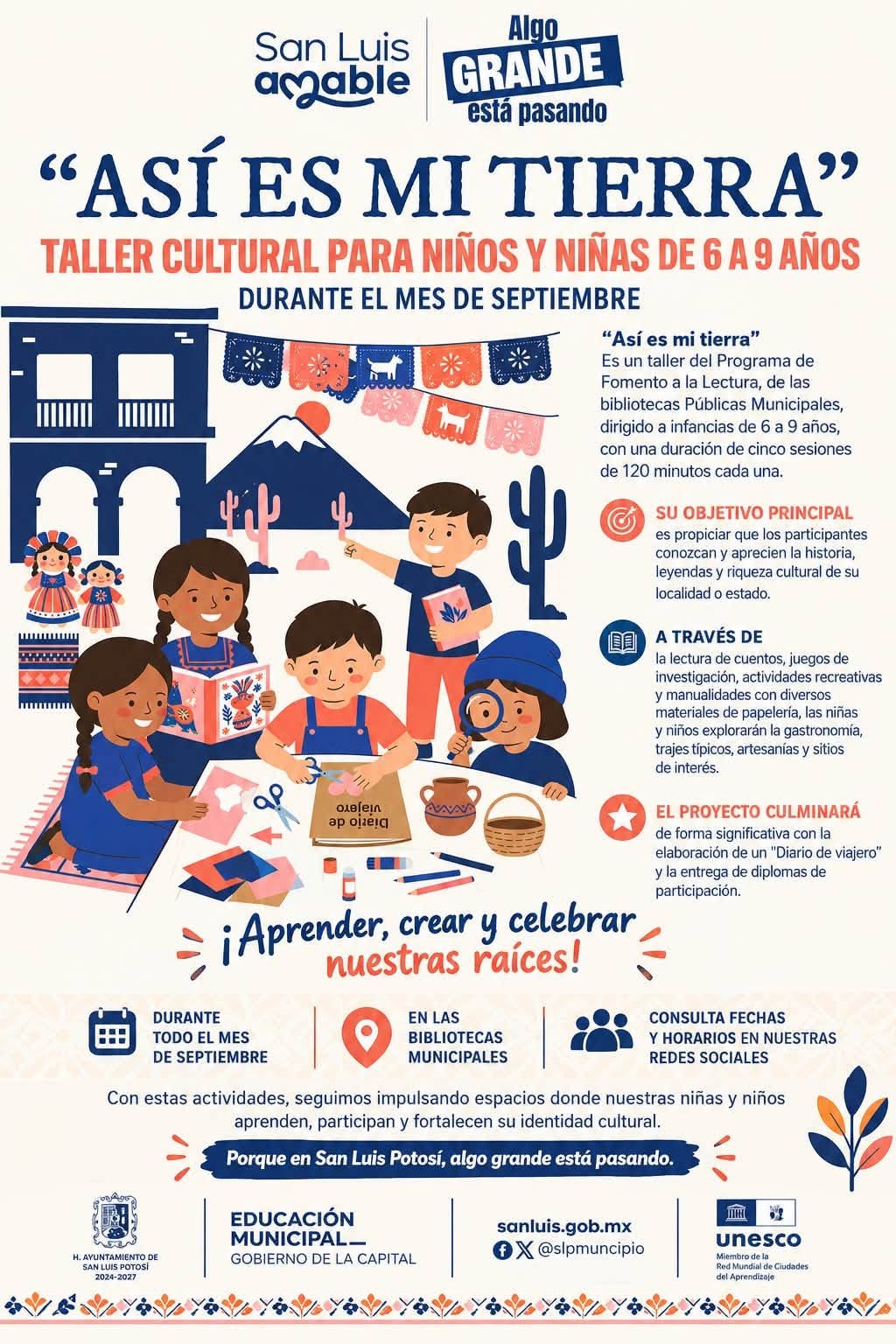 Gobierno de la  Capital invita al taller “Así es mi tierra” en las bibliotecas municipales