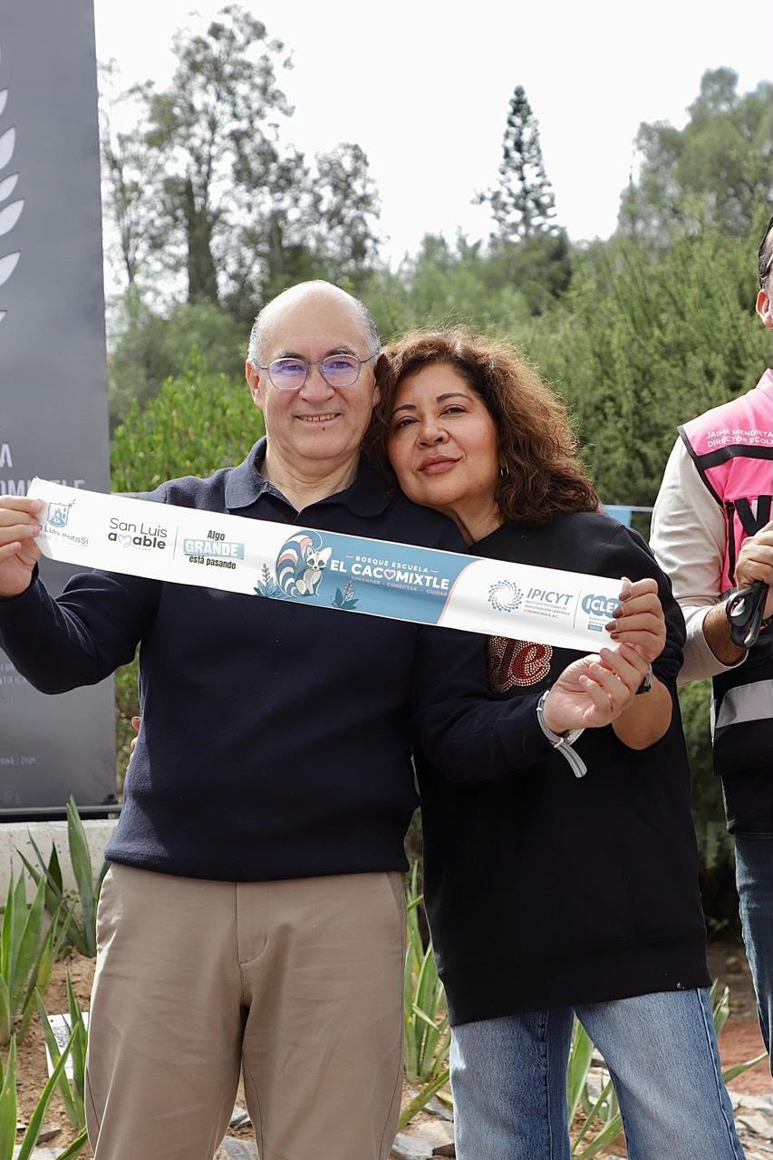 Enrique Galindo entrega el Bosque Escuela Cacomixtle, compromiso y legado ambiental para San Luis Capital