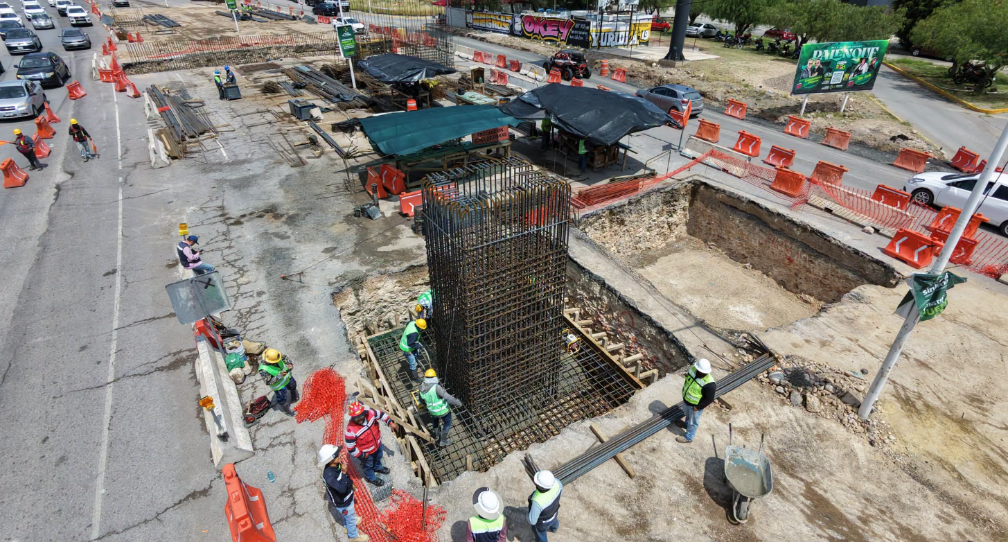 Puente de La Familia concluirá su construcción en diciembre en San Luis Potosí