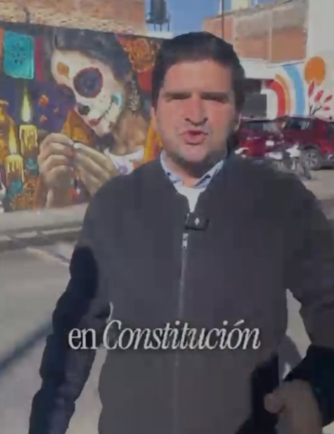 Gobierno de la Capital impulsa el arte urbano con mural de Día de Muertos