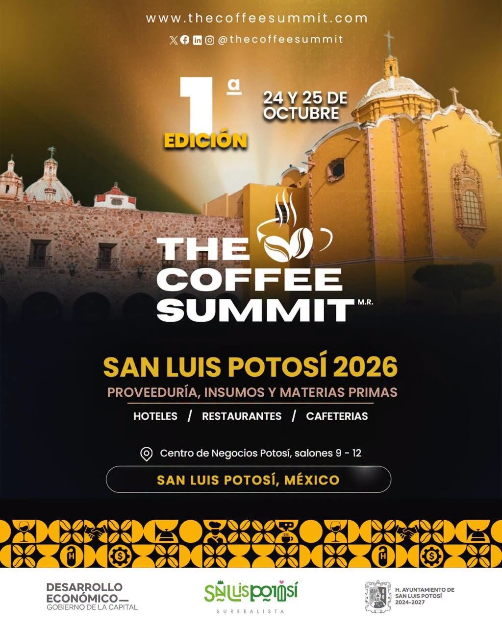 Gobierno de la Capital invita a la primera edición de The Coffee Summit