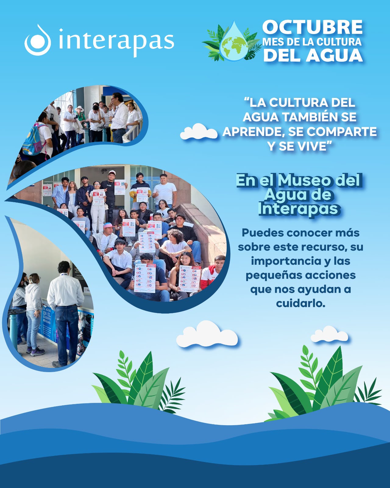 En el Mes de la Cultura del Agua, Interapas abre las puertas de su museo