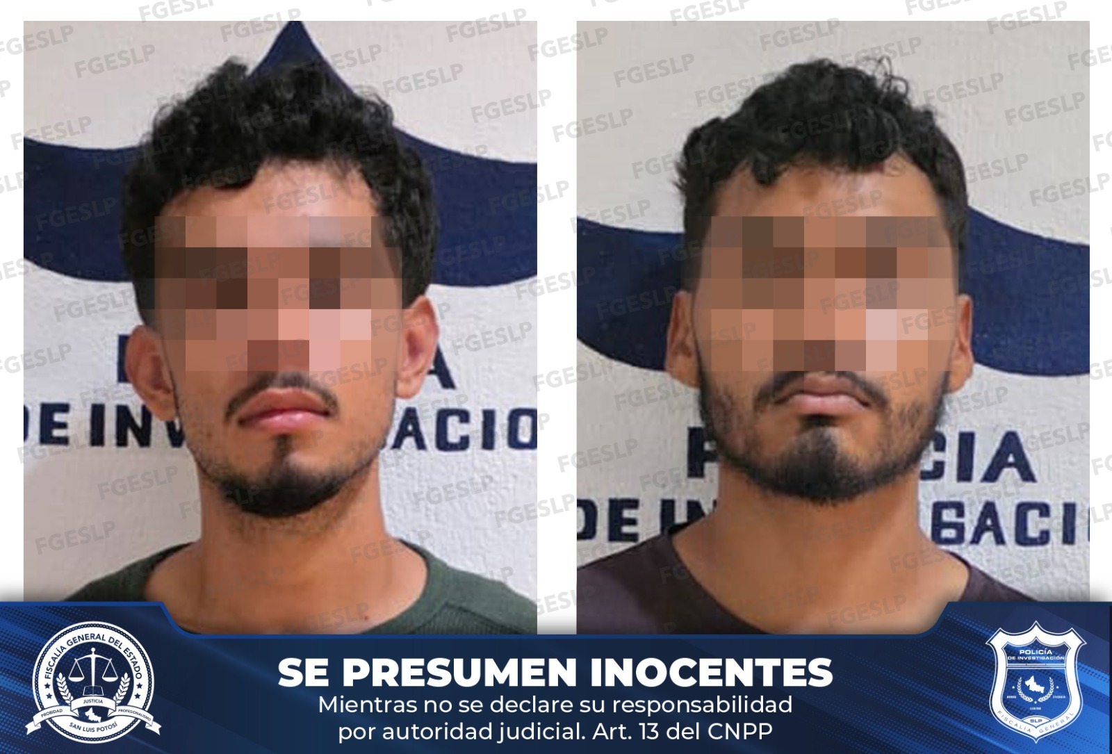Fiscalía detiene a dos señalados por la desaparición de una persona