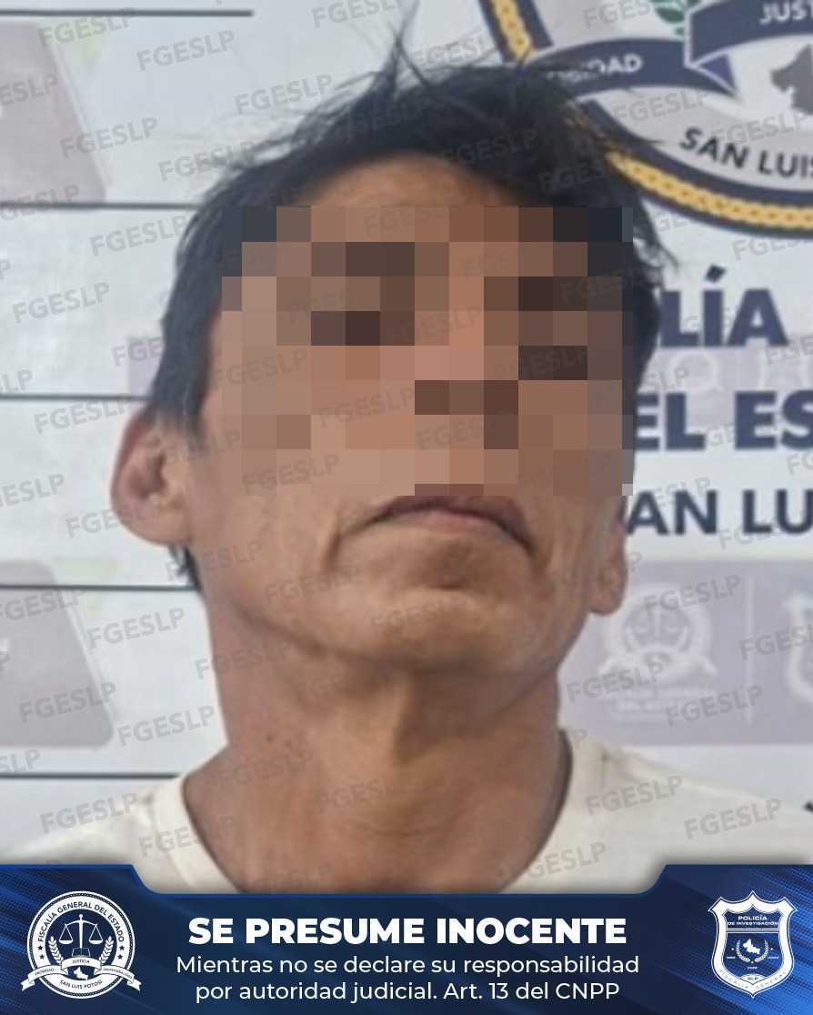 Captura fiscalía potosina a sujeto denunciado por varios delitos