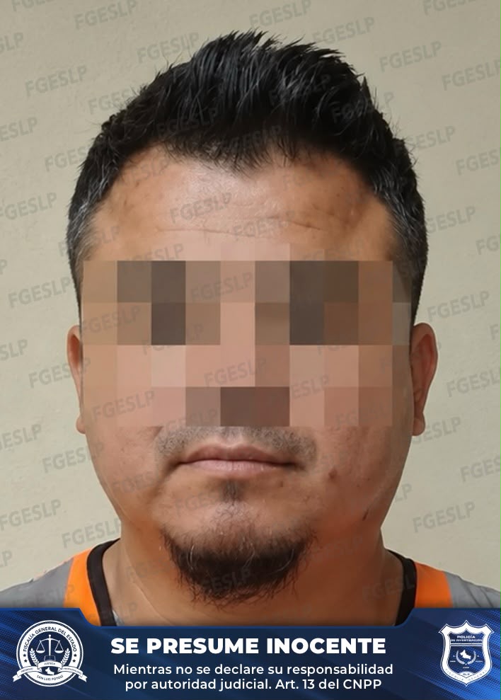 Fiscalía potosina aprehende a señalado por violencia familiar