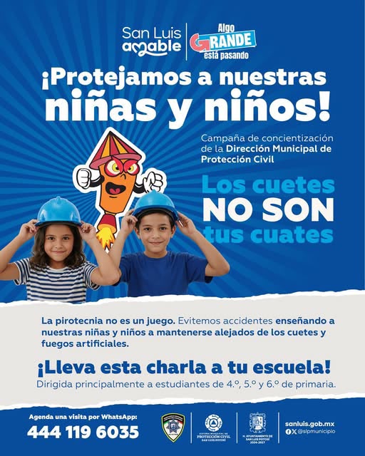 Gobierno de la Capital reactiva campaña preventiva contra el uso de pirotecnia en escuelas