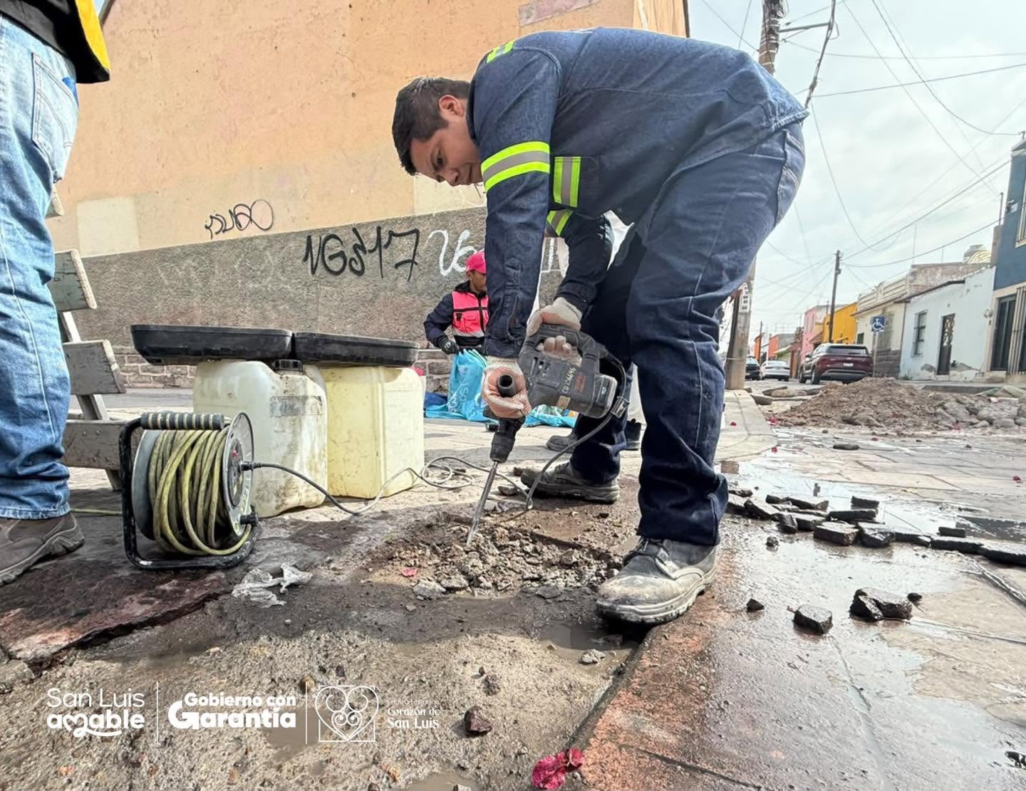 Ayuntamiento de San Luis Capital mantiene labores permanentes de mejora en el Centro Histórico